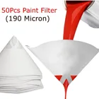 50 шт бумажные фильтры очистки краски (190 микрон) бумажные краски конические фильтры сетчатый фильтр конусный фильтр воронка краски