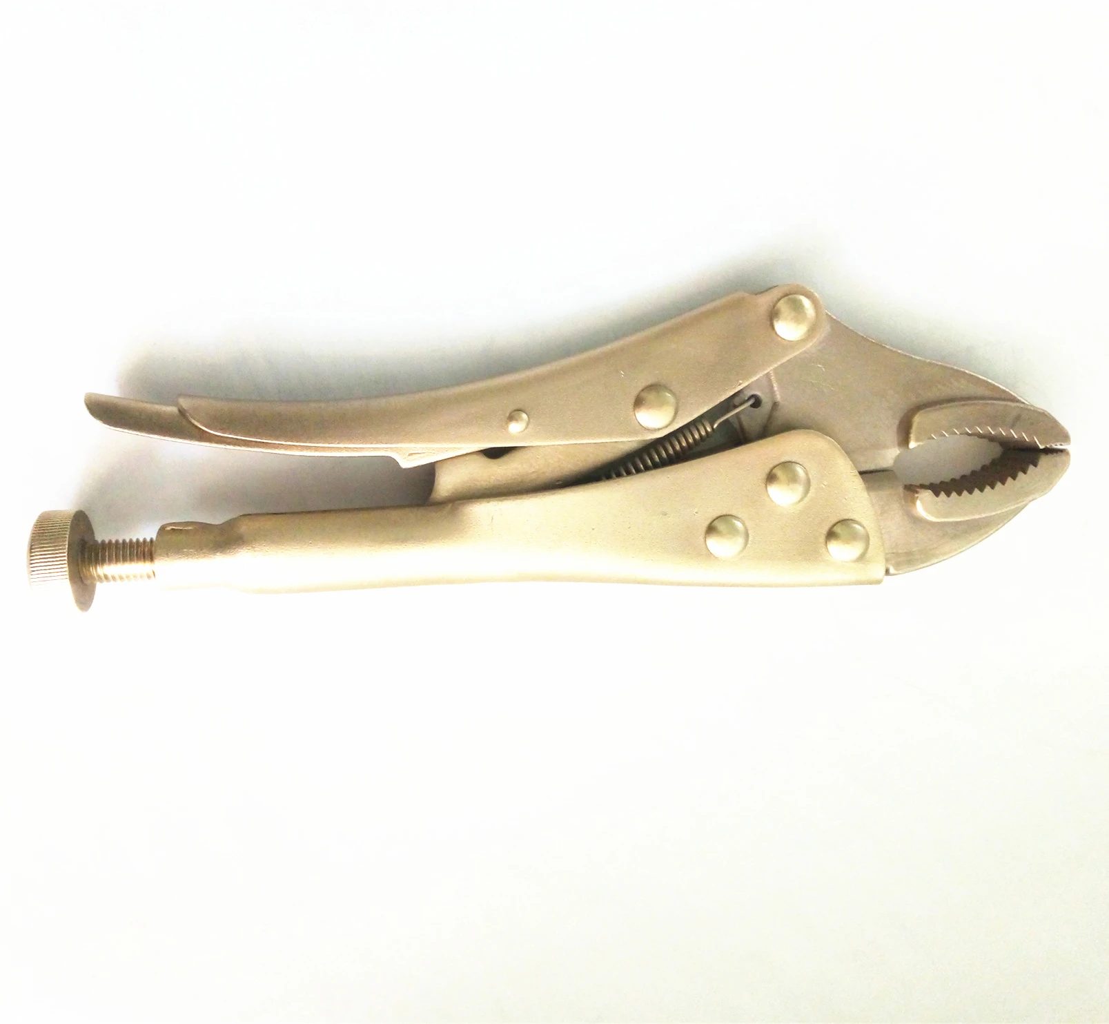 

non sparking tools spark resistant tools 10 inch locking pliers aluminum bronze alloy