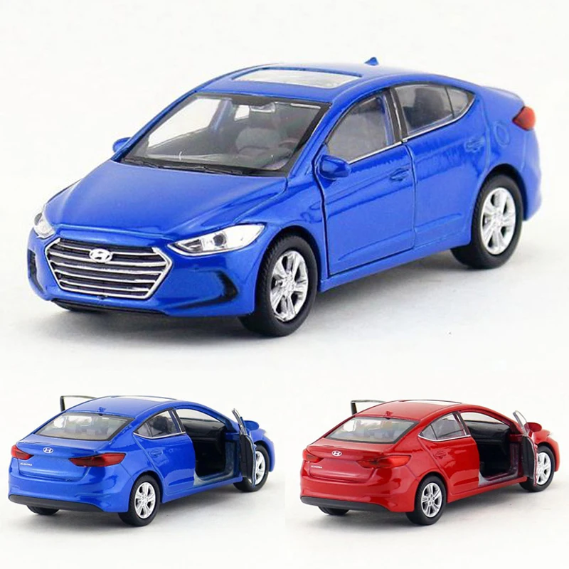 HOMMAT моделирования 1:36 Hyundai Elantra сплав литая модель игрушечного автомобиля