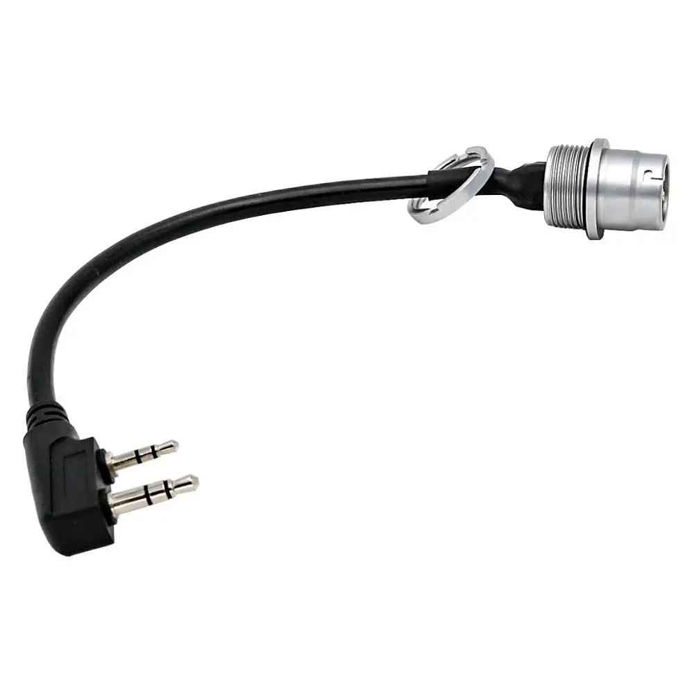 U94 6 pin PTT+U-283 / U 6 pin plug turn to Kenwood walkie-talkie connector for PRC152 PRC148 Dummy case Tactical headset adapter