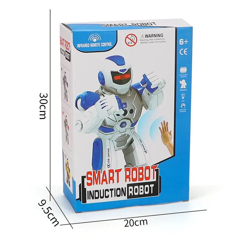 

Mechanical Warfare Police Early Education Intelligent Robot Electric Singing Infrared Sensor Children's Remote Control Toy Gift
