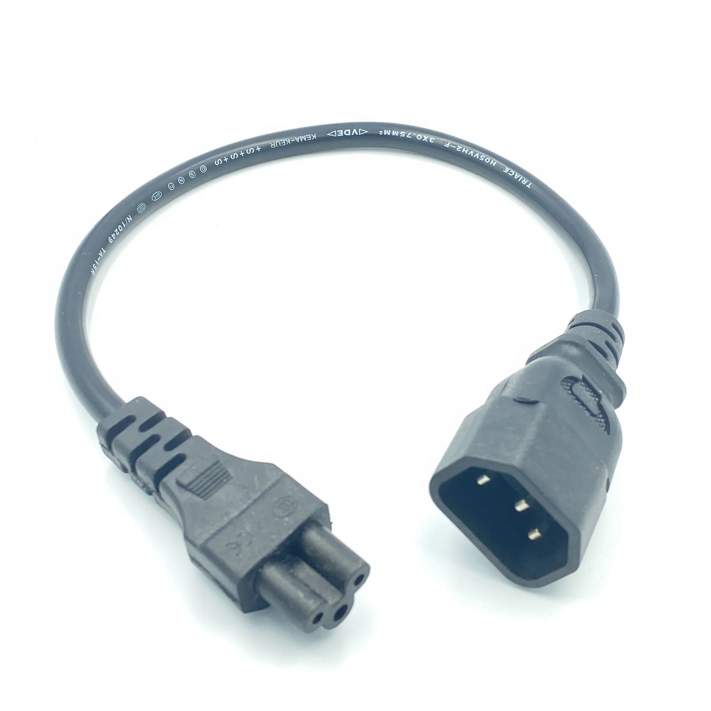 Черный 20 см медь 10 А 250 В стандартный штекер IEC320 C14 в женский UPS PDU APC провод для