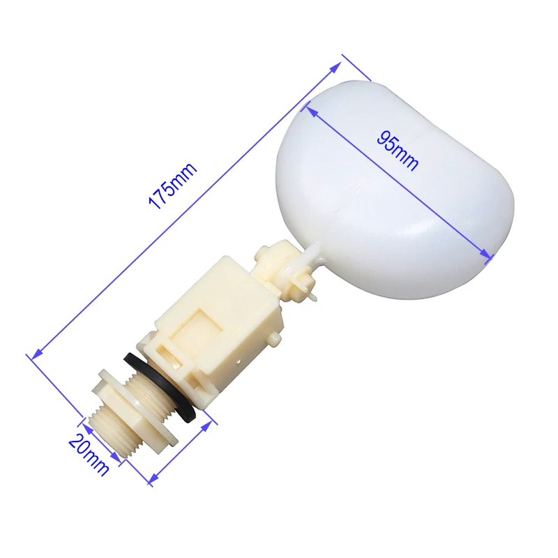 

10 Pcs small humidifier float valve 4 points micro ice machine float valve small water tank float valve water tower pet supplies