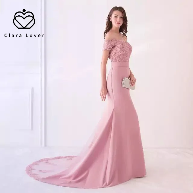 

new one shoulder Bridal Wedding party Dress banquet elegant Princess fishtail evening Dress mother of the bride dresses gown