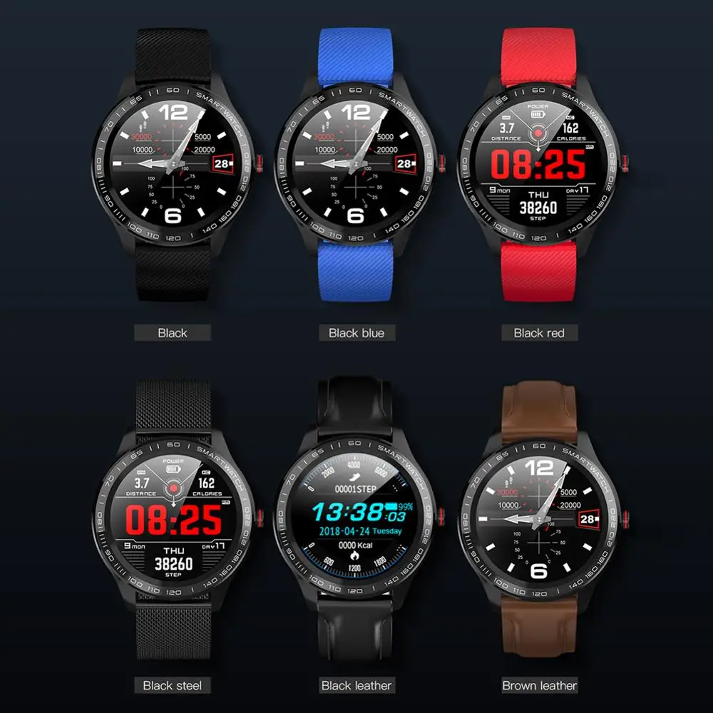 Мужские Смарт-часы L9 ЭКГ PPG пульсометр кровяное давление фитнес-трекер IP68