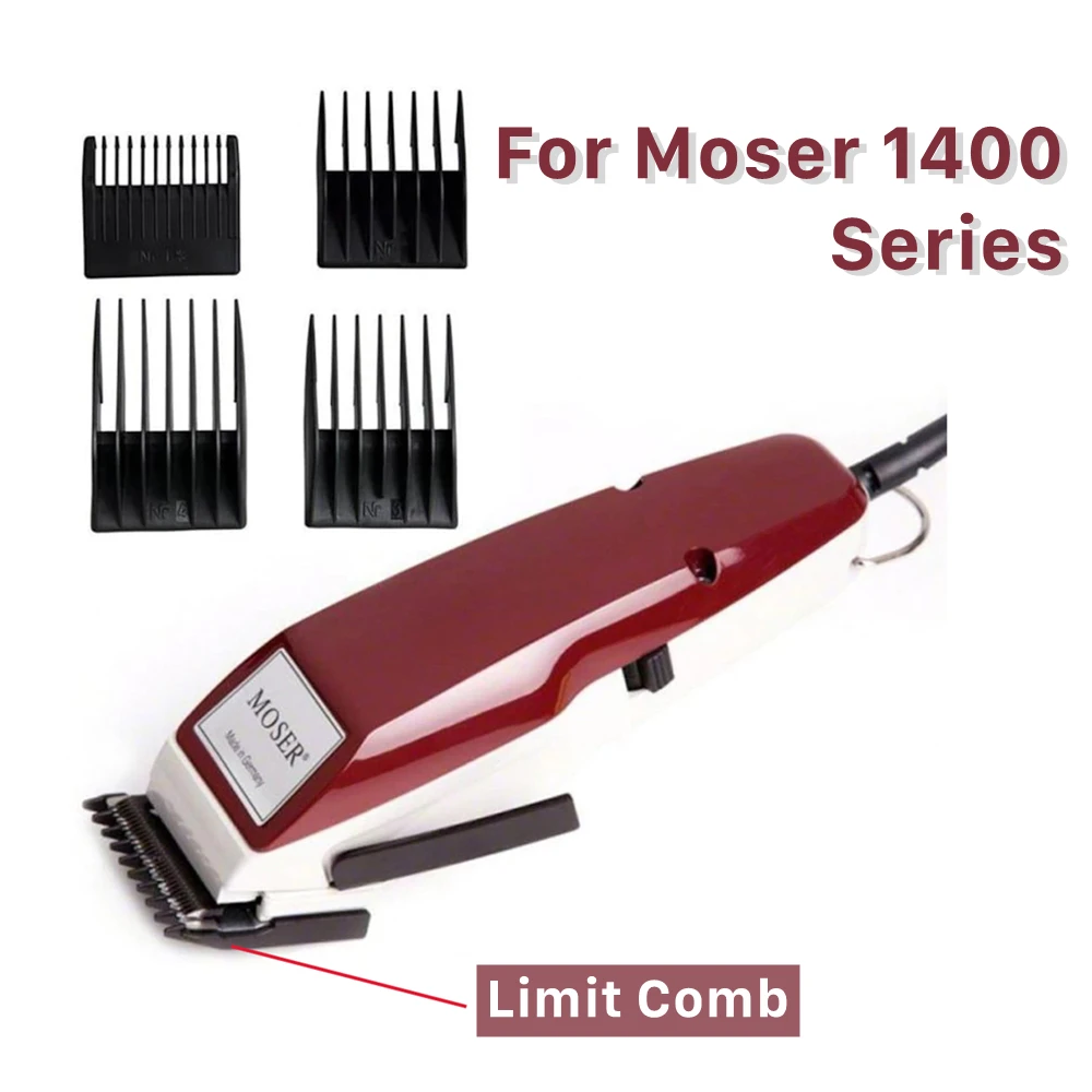 Для Moser 1400 Series машинка для бритья сменные расчески 4 шт./компл. триммер волос