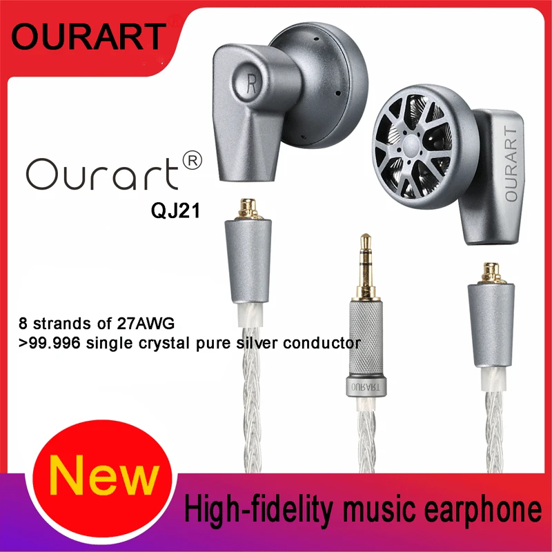 Новые официальные высококачественные музыкальные наушники OURART QJ21 с