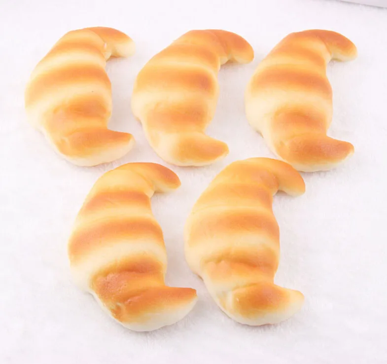 

Baby Kids Toys Squeeze Elasticity Squishy Slow Rising Cream Scented Croissant Decompression Toy Birthday Christmas Best Gifts