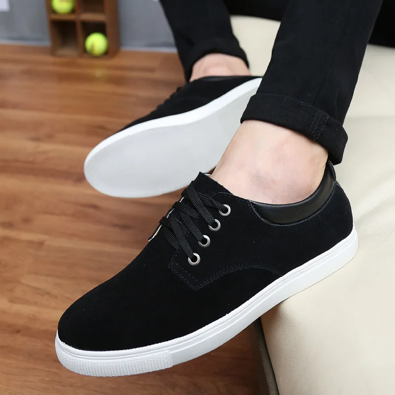 

2021 New Men PU Leather Stitching Casual Lace Up Sports Shoes Fashion Bridegroom Shoes Popular Gentleman Shoes 6KF285