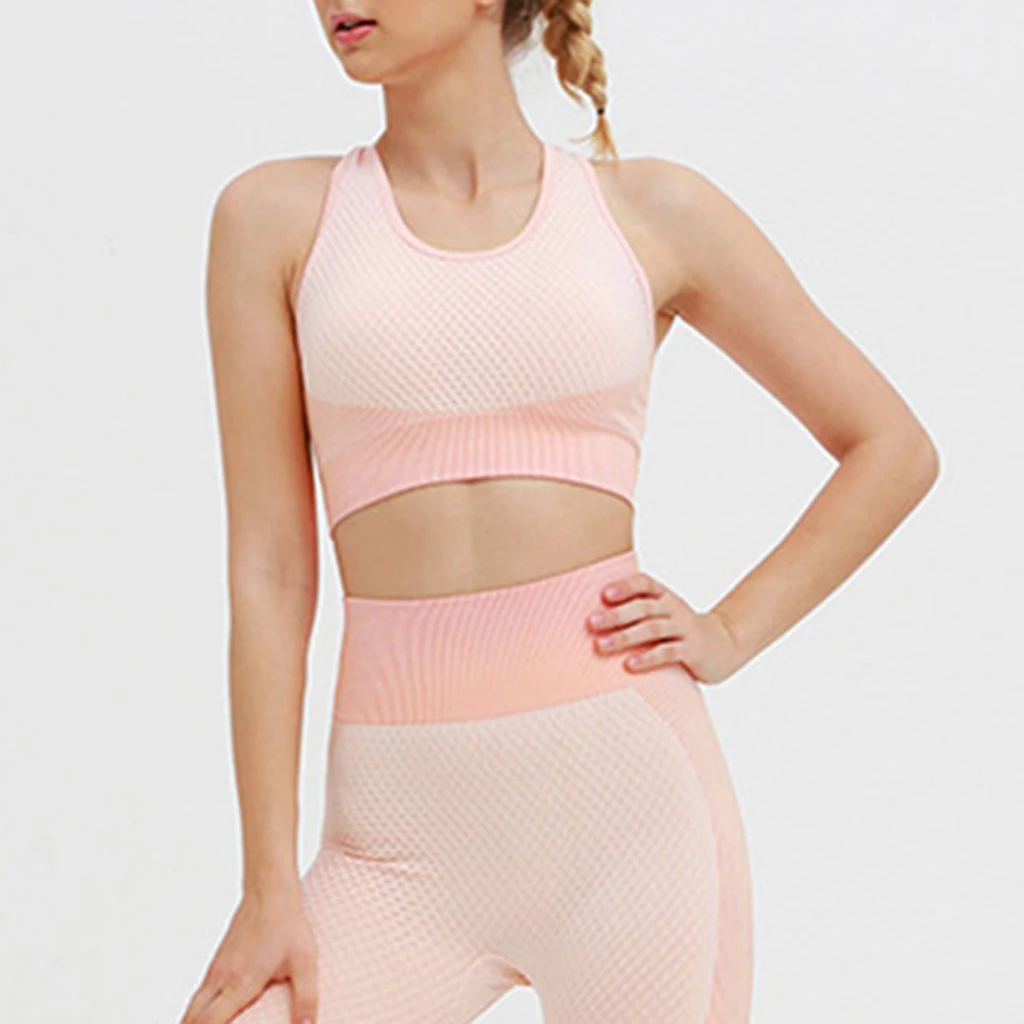 Женский спортивный бюстгальтер Racerback с высокой отдачей для тренировок