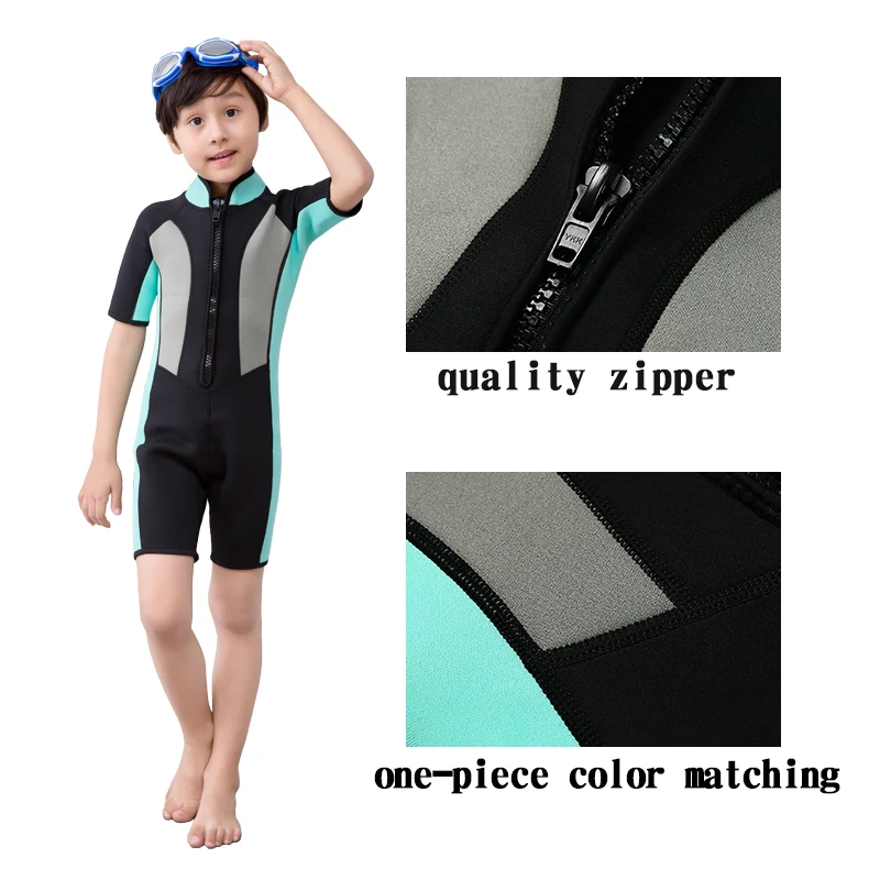 Детский купальник HISEA для мужчин и женщин Цельный Солнцезащитный костюм с