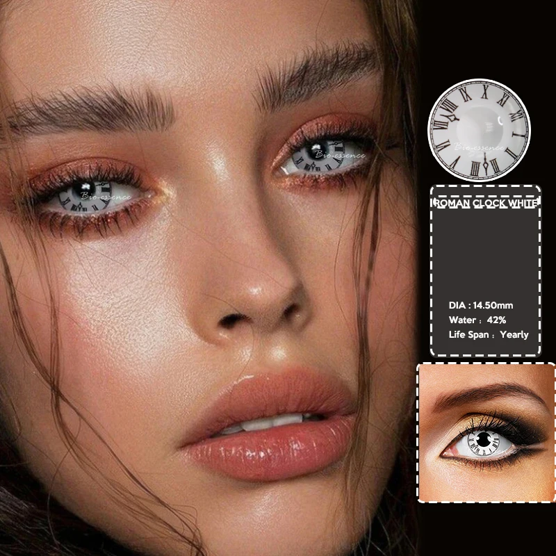 2 шт./пара Косплэй Цветной контактные линзы ежегодно Применение часы серии