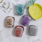 Чехол с жидкими блестками для Airpods 2, роскошный модный чехол для apple airpods 2 1, защитный чехол для Air pods 1