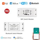 Wi-Fi Bluetooth DIY Smart Light Switch Timer Tuya AppSmart Life APP беспроводной одноточечный пульт дистанционного управления через Alexa Google Home