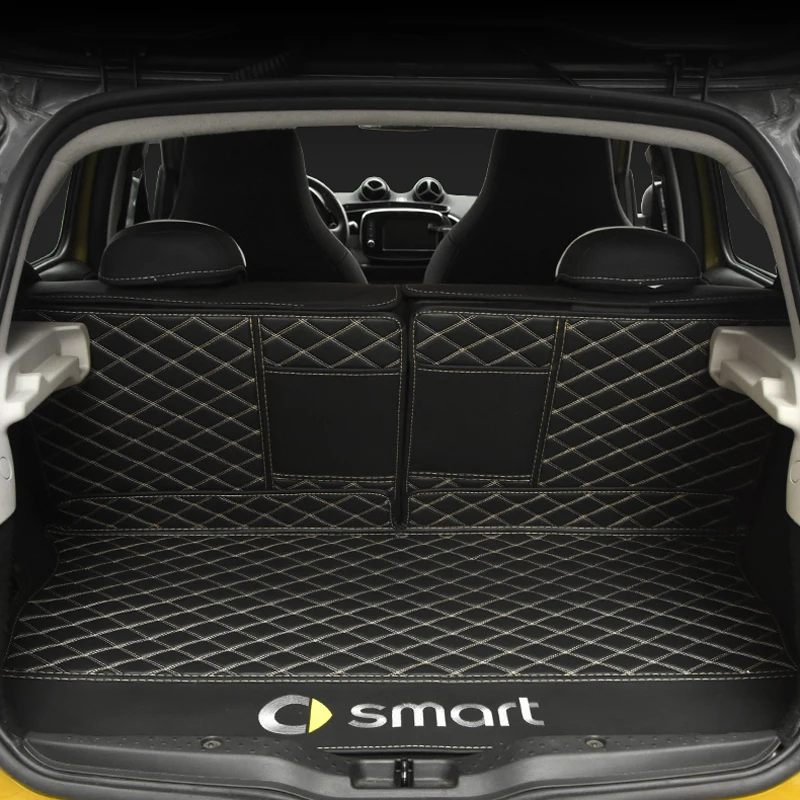 Car Trunk Protection Mat Tail Box Carpet For Smart Fortwo Forfour 451 453 Luggage Storage Box Dust Anti-scratch Pad Accessories