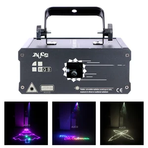 500 МВт RGB Цвет музыка Анимация DMX лазерный проектор светильник для Par диско вечерние сцены Рождественский ночной Светильник ing сканер шаблонов