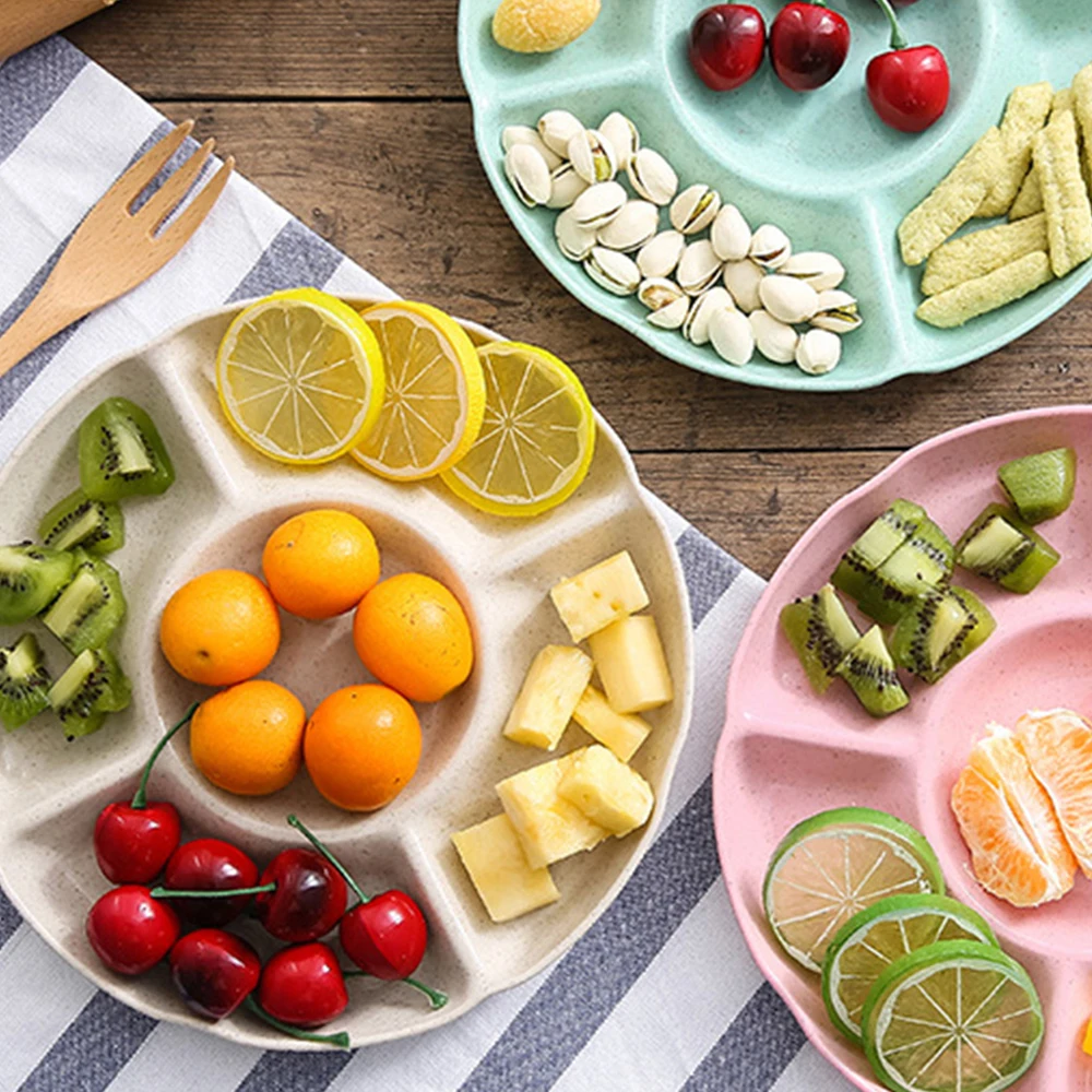 Блюдо для фруктов Творческий круглая тарелка под фрукты умного дома орех конфета
