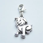 Подвеска для собаки, подвеска на клипсе, подвеска-планировщик, подвеска на молнии для собаки, подвеска на сумку, подвеска на чехол, маркер для стежки, подвеска на шнурке, 17x14 мм, 2 шт.