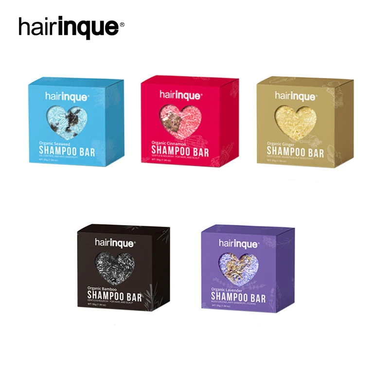 HAIRINQUE 5 формул шампунь бар мыло холодной обработки 100% чистый и органический без