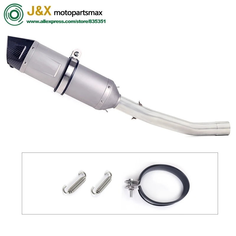 Полная выхлопная система мотоцикла Modifid переходник соединение Среднего изгиба