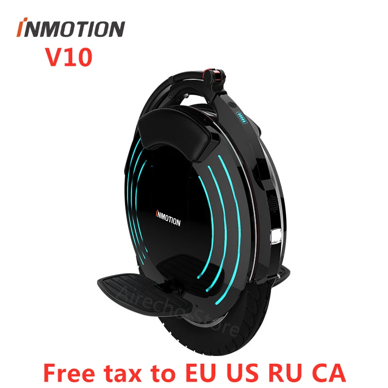 Самобалансирующийся Электрический скутер INMOTION V10, 1800 Вт, 40 км/ч, 70 км, со встроенной ручкой, Одноколесный велосипед, скейтборд