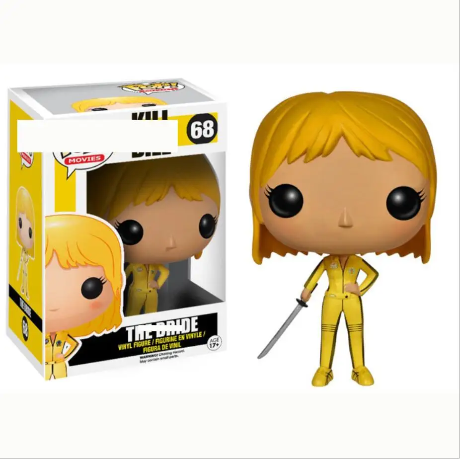 Оригинальная Коллекционная модель из ПВХ Фигурки Убить Билла Funko Pop игрушки для