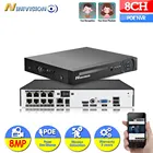 Сетевой видеорегистратор H.265, 48 каналов, с функцией распознавания лиц, PoE, NVR, 48 каналов, для IP-камер HD 5 Мп8 Мп, PoE 802.3af