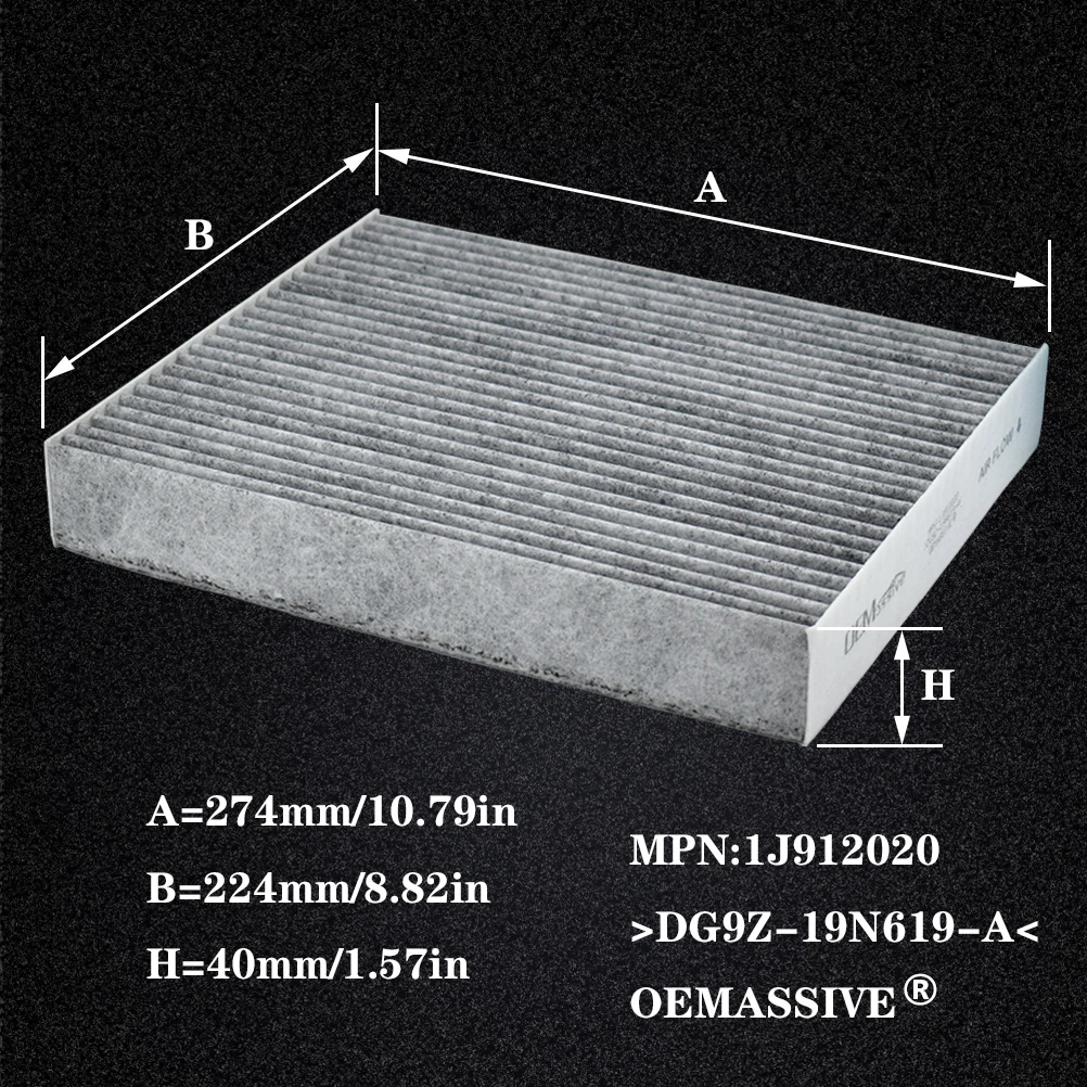 Автомобильный фильтр кондиционера с активированным углем для салона Ford Galaxy Mondeo