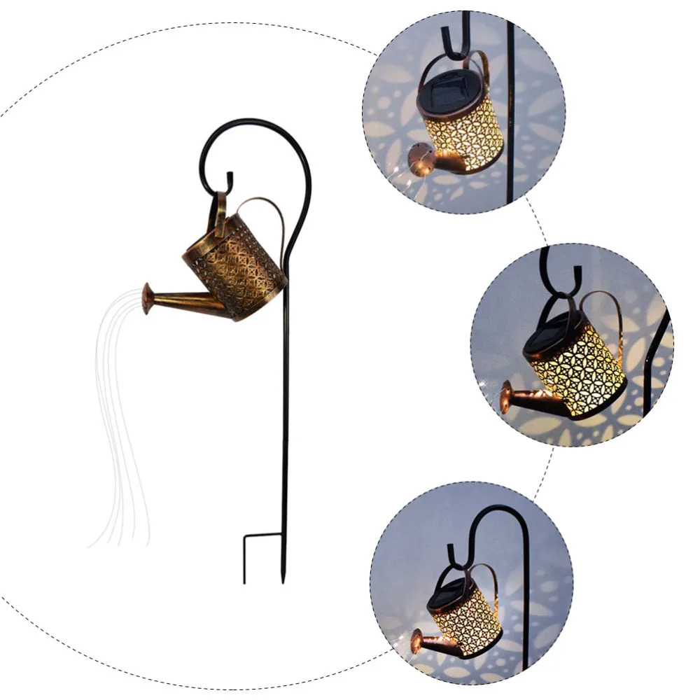 

1pc Solar Powered Plug Light Outdoor Decorative Light for Yard (Light Brown)