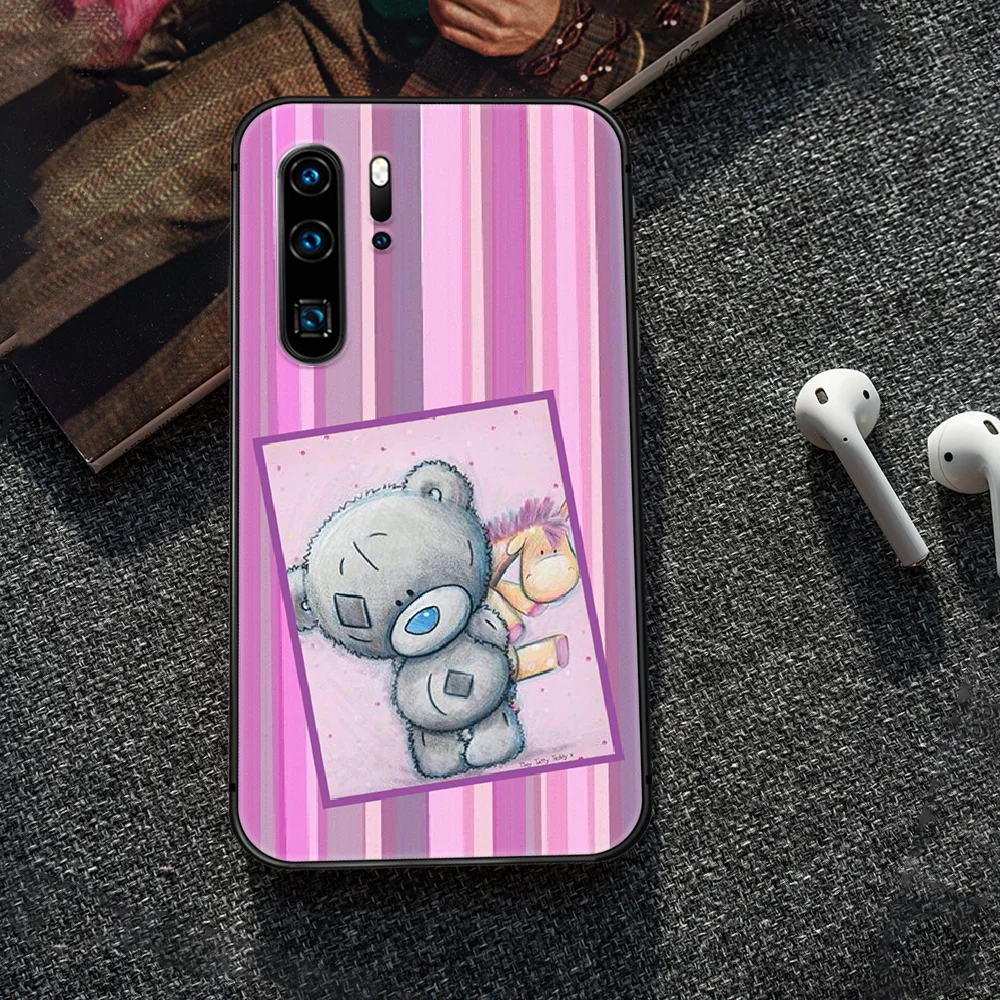 

Tatty Teddy Phone Case Cover Hull For Huawei P8 P9 P10 P20 P30 P40 Lite Pro Plus smart Z 2019 black Coque Tpu Back Fashion