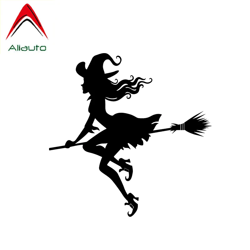Наклейка на автомобиль из мультфильма Aliauto злая ведьма летающая в небесах