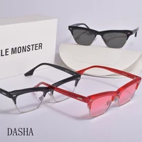 2021 new fashion cat eye women men acetate polarized sunglasses gentle dasha prescription glasses frame monster for women men