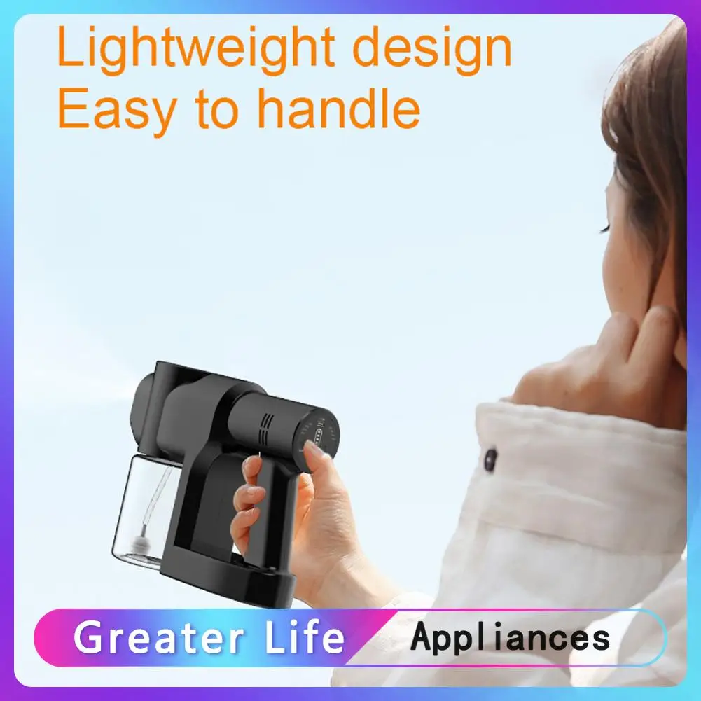 

Portable Intelligent Alcohol Disinfector Sprayer Sterilizer Soap Dispenser USB Rechargeable Nano Atomizer Home Spray Blue Light
