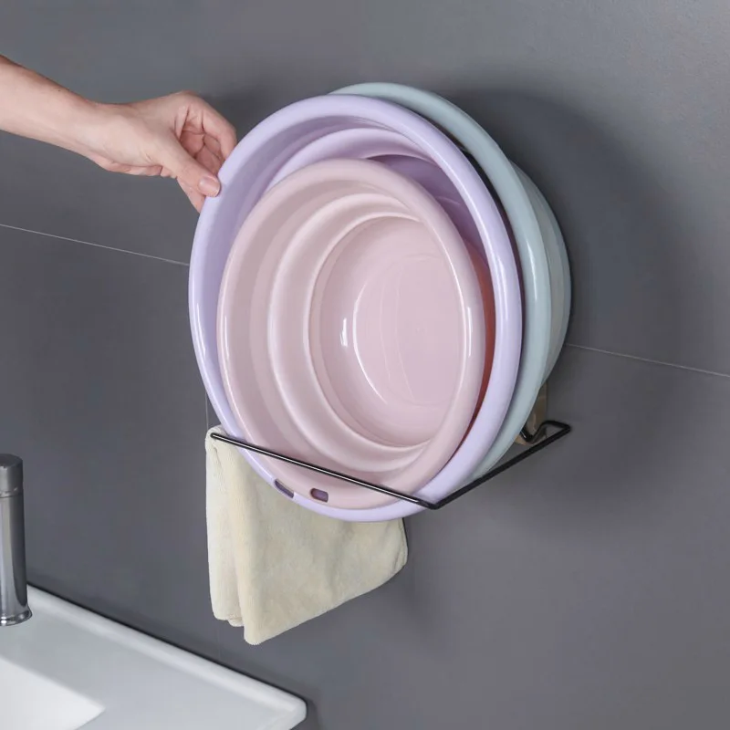 Ударная раковина для ванной свободная подвесная полка ванной|Крючки и