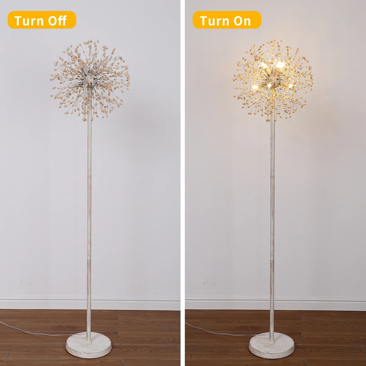 Современсветильник напольные светильники с одуванчиком подвесные из 8 лампочек