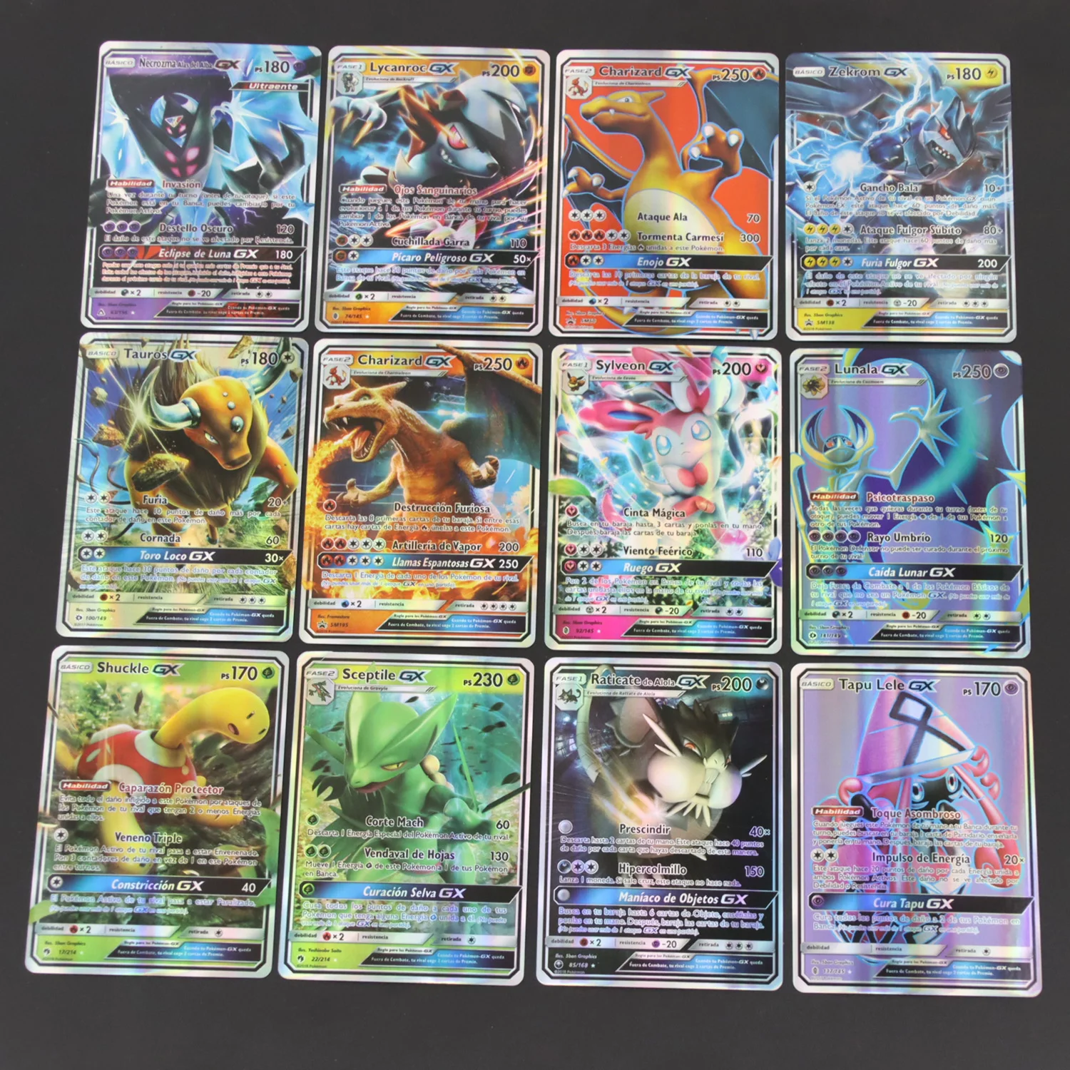 Испанская карта Покемон блестящие карты игровая бирка команды VMAX GX V MAX Battle Carte