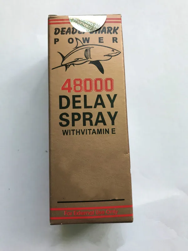 40 мл Хит продаж Мужской спрей пролонгатор Акула Deadly 48000 превышение скорости