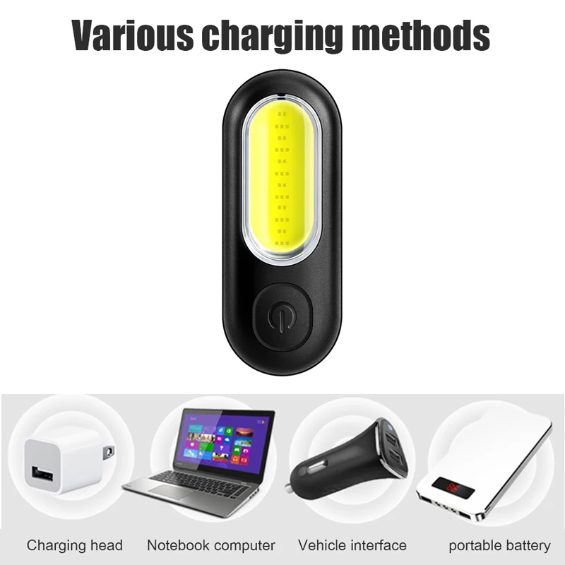 

Mountain Bike Taillight Bicycle Rear Lights USB Charging LED Warning Two-color Lamps Cycling Waterproof Night Riding Tail Lamps