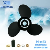 boat propeller 14x23 for suzuki outboard motor 150hp 175hp 200hp 225hp aluminum 15 tooth spline engine part factory outlet