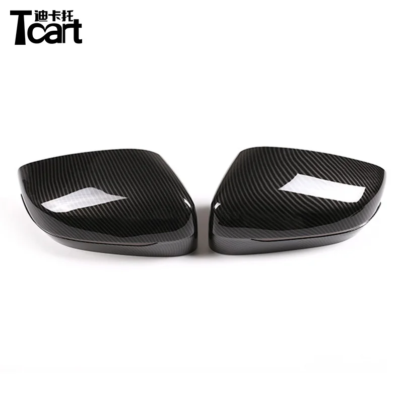 

2pcs Carbon Fiber Style ABS Car Rearview Mirror Cover For bmw new 3 Series G20 2019 2020 Trim Cap Housing Side Wing Shell Trim