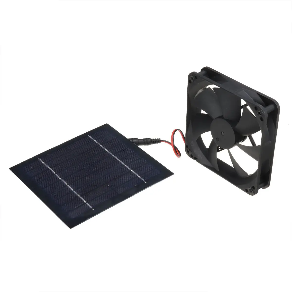 10W 12V Солнечный Вытяжной вентилятор высокого давления 6 дюймовая мини Панели