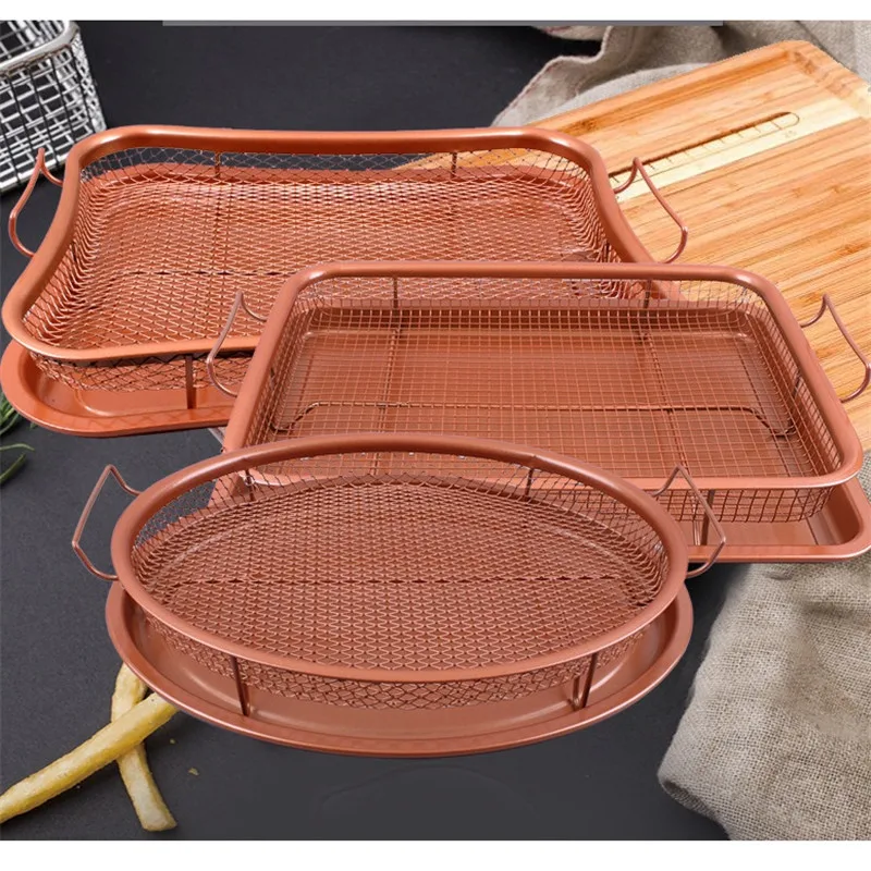 Металлическая решетка для выпечки овальные/прямоугольные антипригарные