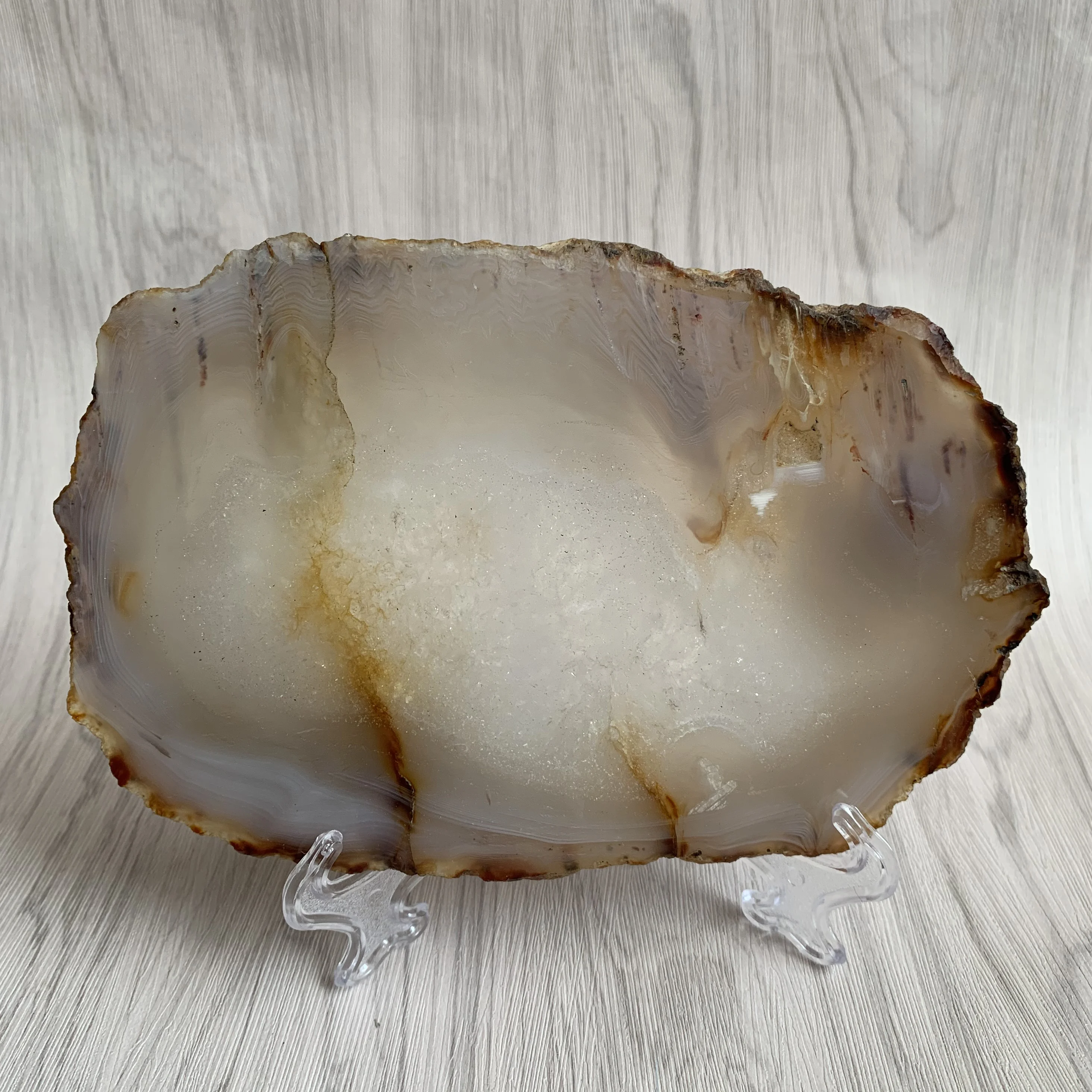 

512 г натуральная Агатовая плита, домашнее украшение, распродажа, шероховатый полированный кварцевый кристалл, лечебный ломтик A022