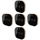 Перезаряжаемая Беспроводная система вызова JINGLE BELLS, сенсорная кнопка вызова, Колокольчик для ресторана, бара, кафе, больницы, клиники