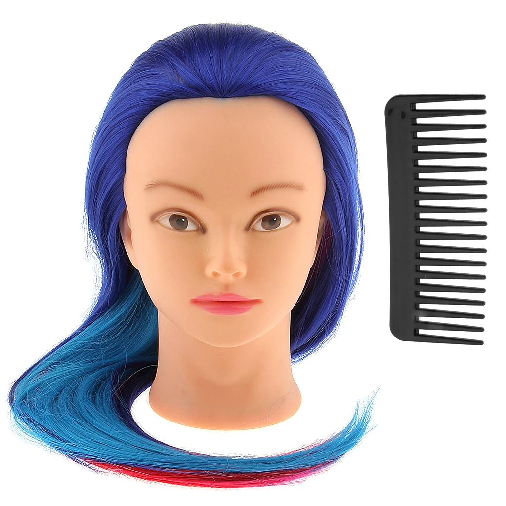 

Salon Cosmetology Hairdressing Practice Training Mannequin Head Mount Hole