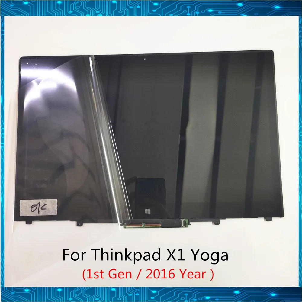 Оригинальный 14 &quotдля Lenovo X1 Yoga 1st Gen сенсорный ЖК-экран 01AY702 PN 00UR191 01AY703 00UR190 00UR192 FHD QHD