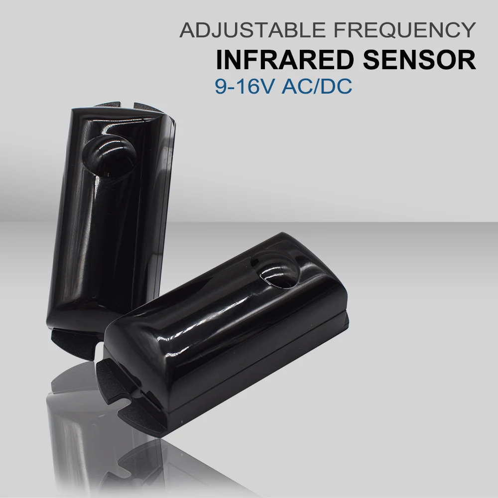 

Photocell single beam Active Infrared Beam sensor detector IR alarm 15m frequency adjustable for automatic barrier