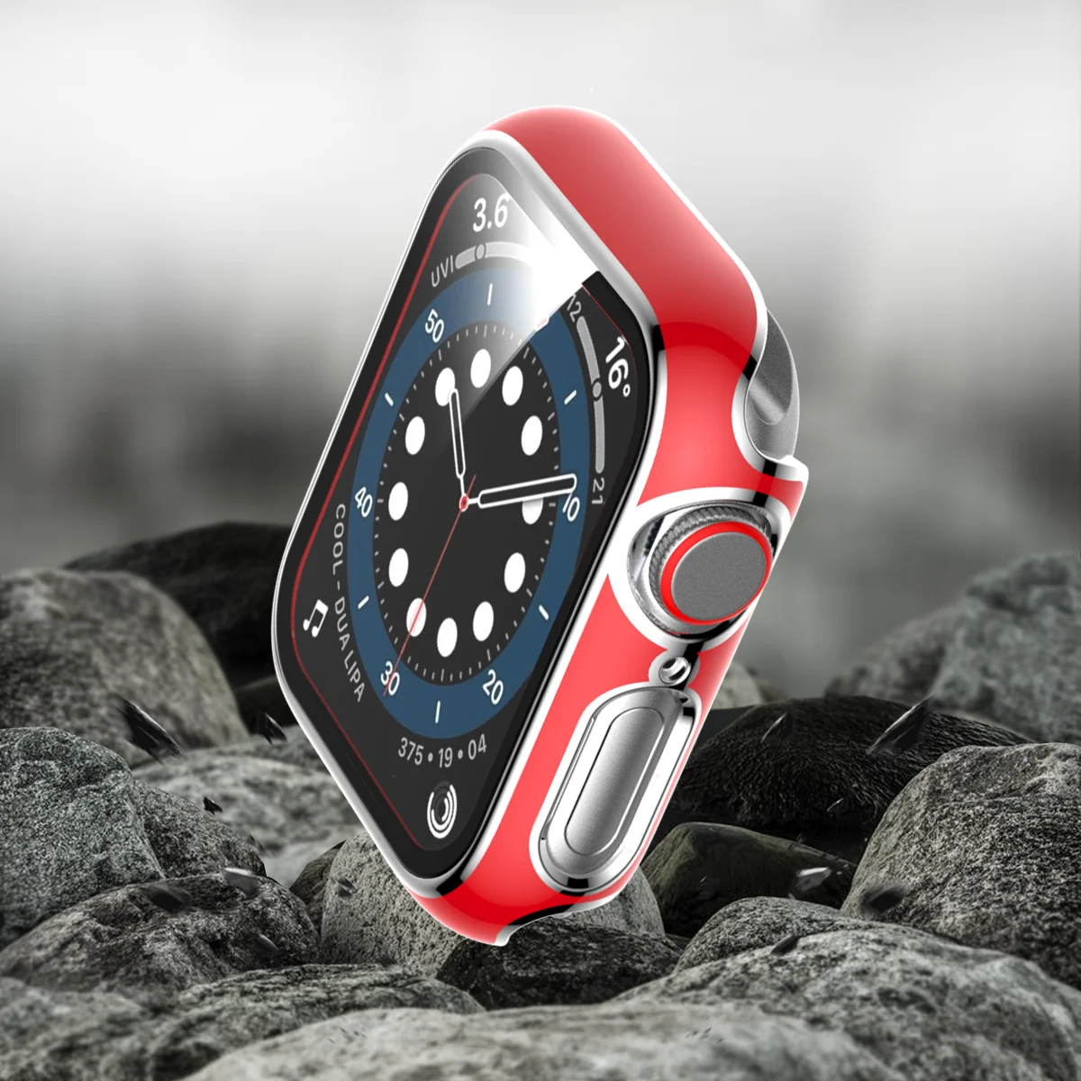 Чехол для часов чехол Apple Watch серии SE 6 5 4 40 мм 44 бампер + экрана из закаленного