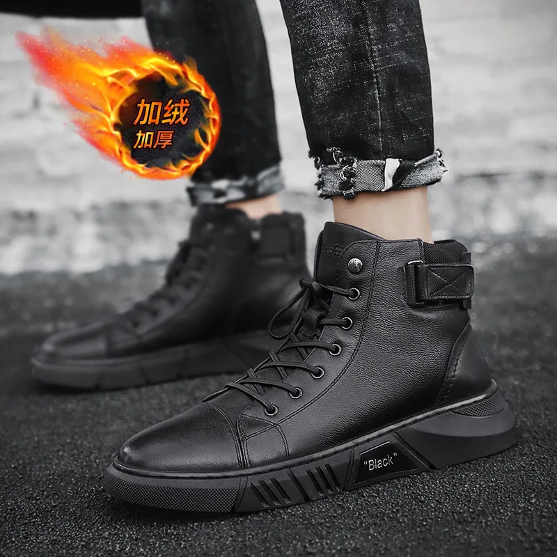

Snow Men Boots Comfortable Men's Winter Shoes Breathable Shoes Man Casual Men Shoe Hiking Work Shoes Footwear