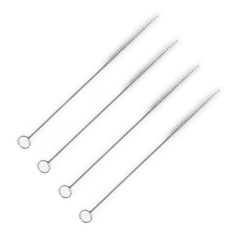 Щетка для очистки из нержавеющей стали детских бутылочек соломенная щетка